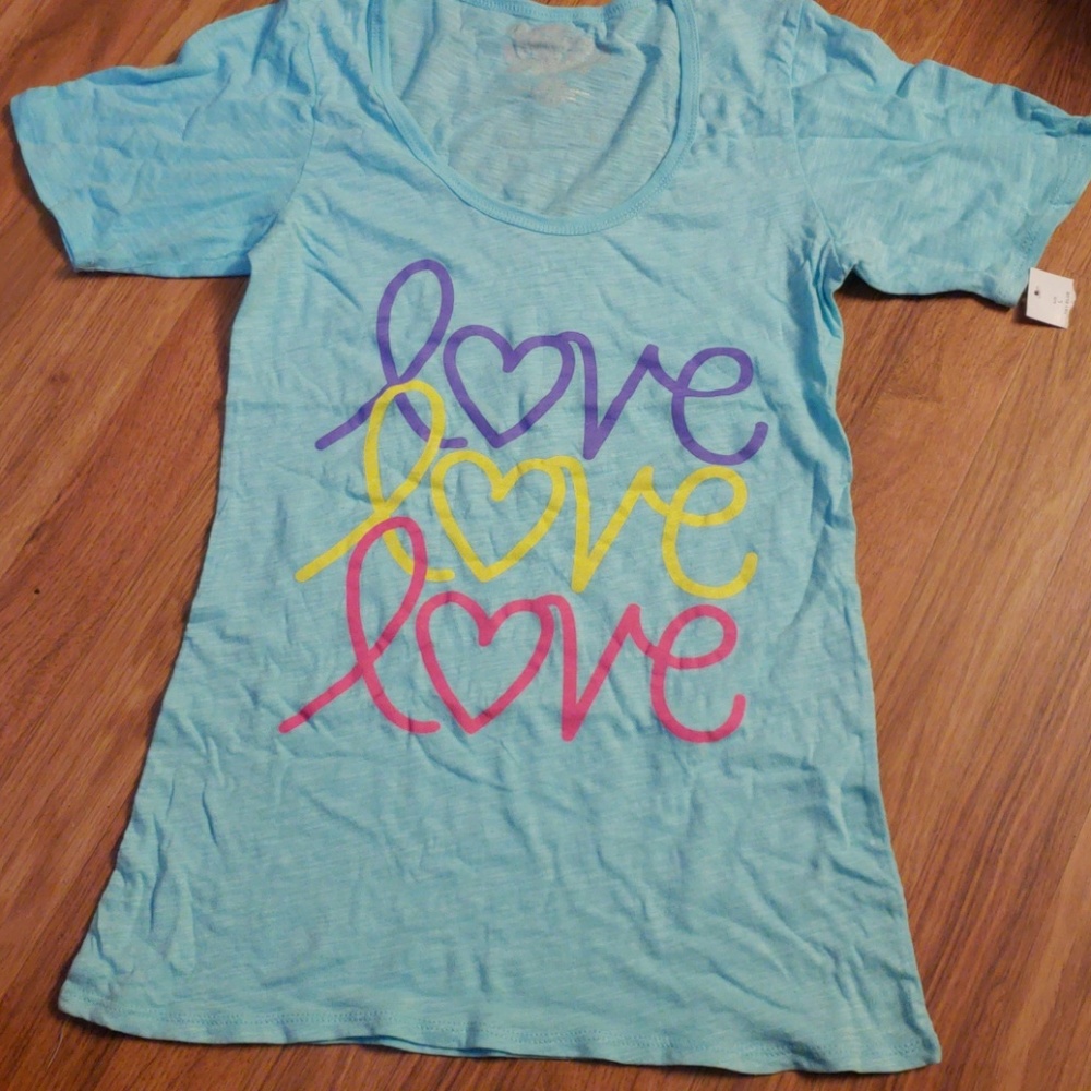 Womens tee love love love